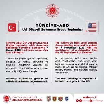 MSB'den ABD ile kritik toplantı sonrası açıklama! İşte ele alınan konular